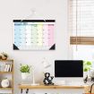English Wall Calendar 18 Months Countdown Watercolor Desk Calendar - 8