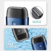 VGR V-340 5W USB Mini Portable Electric Shaver - Blue - 4