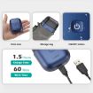 VGR V-340 5W USB Mini Portable Electric Shaver - Blue - 5