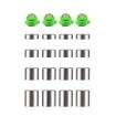 PS5 Gamepad Metal Buttons Set - 20pcs Mushroom Head Magnetic Base Cross Keys - 1
