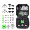 PS5 Gamepad Metal Buttons Set - 32pcs Mushroom Head Magnetic Base Cross Keys - 1