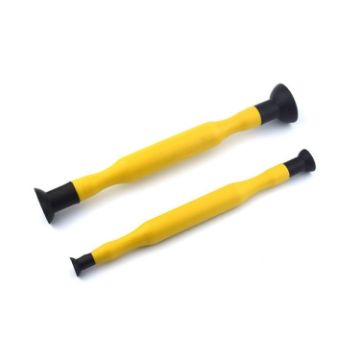 Manual Valve Suction Cup Grinder Auto Repair Tool - Yellow - 1