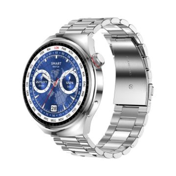 LEMFO LF38 Smart Watch 1.6" IPS Screen Steel Strap Blood Oxygen Monitoring Silver - 1