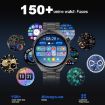 LEMFO LF38 Smart Watch 1.6" IPS Screen Steel Strap Blood Oxygen Monitoring Silver - 8