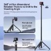 TELESIN 360 Degree Rotation Selfie Stick Tripod for GoPro Hero - Black - 3
