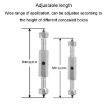 Universal Wire Concealed Box Repairer Switch Socket Base Box Repair Support Rod Fixing Tool - 5