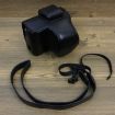 FUJIFILM X-S20 Full Body Leather Camera Case Bag with Strap - Black - 2