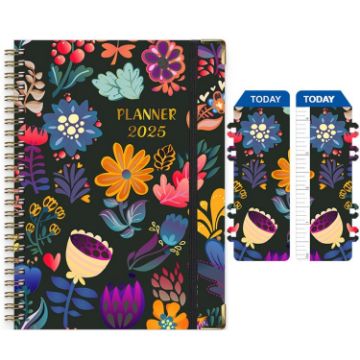 2025 English Notebook A5 Coil Notepad 365 Day Work Schedule Diary - 1