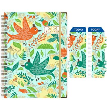 2025 English Notebook A5 Coil Notepad 365 Day Work Schedule Diary - 1