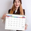365 Day Countdown Wall Calendar Blue July 2024-Dec 2025 - 7