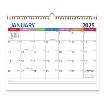 365 Day Countdown Wall Calendar 2025-2026 | Simple Holiday Schedule - 1