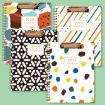 2025 Board Clip A4 English Notebook Coil Diary Planner - Polka Dot - 2