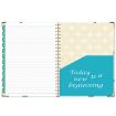 2025 Board Clip A4 English Notebook Coil Diary Planner - Abstract - 8
