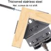 RUITOOL Woodworking Right Angle Fixing Clip - Opening Type - 6