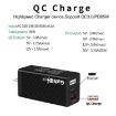 Carbon Fiber GaN PD65W Type-C + QC3.0 USB Quick Charger, AU Plug - 3