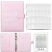 A5 100 Day Savings Challenge Envelope Budget Planner Binder - Pink - 1