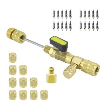 T6 Air Conditioning Valve Core Remover Installer Tool - 32pcs Set - 1