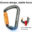 XINDA XD-8128 Outdoor Rock Climbing Carabiner - Automatic-Gray - 5