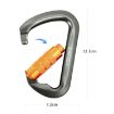 XINDA XD-8128 Outdoor Rock Climbing Carabiner - Threaded-Orange - 3