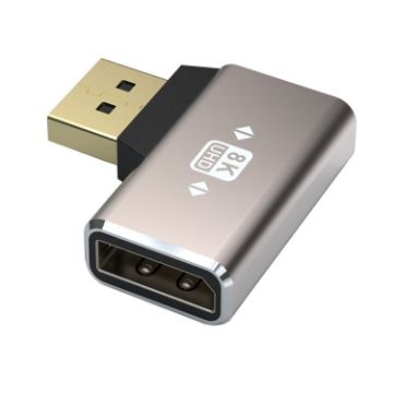 JUNSUNMAY 8K Displayport Adapter Converter - Right Angle - 1