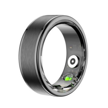 R03 SIZE 11 Smart Ring - Heart Rate/Blood Oxygen/Sleep - Black - 1