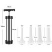 Stainless Steel Sausage Stuffer Tool Hand Operated Meat Sausage Maker - 5