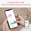 R11M SIZE 12 Smart Ring - Heart Rate/Blood Oxygen/Sleep - Gold - 9