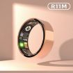 R11M SIZE 10 Smart Ring - Heart Rate/Blood Oxygen/Sleep - Gold - 4