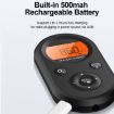 Mini Portable Rechargeable FM/AM Radio With Backlight - Black - 7