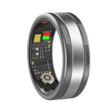 R18 SIZE 10 Smart Ring - Heart Rate/Blood Oxygen/Sleep - Black - 1