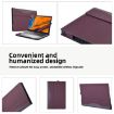 HP Pavilion X360 14-dw Leather Shockproof Case - Wine Red - 6