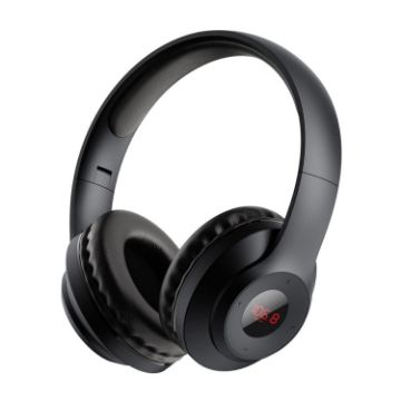 X5 Portable Digital Display Folding Headset FM Radio Headphones - 1