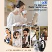 X5 Portable Digital Display Folding Headset FM Radio Headphones - 9