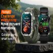 T26 1.96" Smart Watch - Bluetooth Call/Health Monitoring - Black - 5