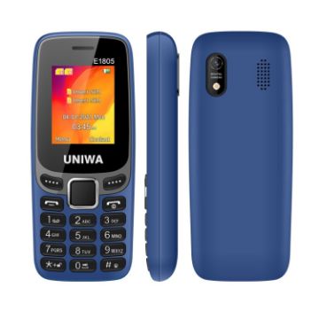 UNIWA E1805 1.77" SC6531E Dual SIM GSM Bluetooth Torch FM MP3 MP4 Blue - 1