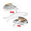 Acrylic Fish Shaped Oven Push Pull Rack - Black - 5