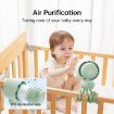 JisuLife Stroller Fan Life2 - Portable Octopus Clip Fan (Brown) - 9