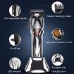 Rechargeable Magnetic Suspension Electric Hair Clipper (Blue) - 3