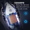 Rechargeable Magnetic Suspension Electric Hair Clipper Silver - 4