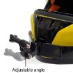 TUYU Motorcycle Helmet Chin Camera Mount Bracket - With 2 Stickers - 6