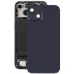 iPhone 14 Plus Glass Battery Back Cover with Flash Bracket - Black - 1