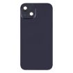 iPhone 14 Plus Glass Battery Back Cover with Flash Bracket - Black - 2