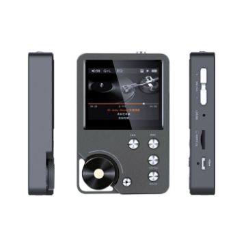64GB TF Card HIFI Lossless DSD256 Music Player Sports MP3 Silver Gray - 1