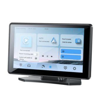 Yesido KM17 7" CarPlay Portable Car Video Navigation - Black - 1