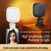 Portable LED Fill Light for Video Conference - Black - 2