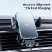 USAMS CD230 15W Wireless Charging Car Phone Holder with Suction Cup - 3