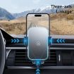 USAMS CD230 15W Wireless Charging Car Phone Holder with Suction Cup - 6