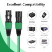 4 Color/Set XLR 3pin Male to Female Audio Cable, 1.8m Length - 6