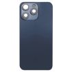 iPhone 15 Pro Glass Battery Back Cover with Flash Bracket + Wireless Charging Module (Blue) - 2