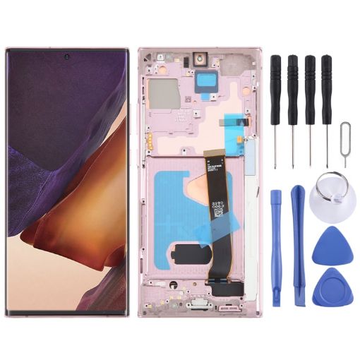 Samsung Galaxy Note20 Ultra 5G SM-N986B OLED LCD Screen Digitizer Assembly Gold - 1